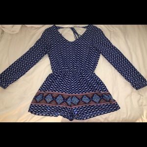 Blue romper